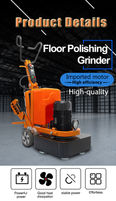 380V Epoxy Floor Polishing Concrete Grinding Machine With 50HZ / 60HZ 12 Discs