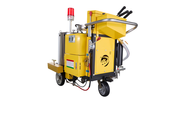 Pneumatic Hot Thermoplastic Vibration Road Line Marking Machine 10 - 45cm Width