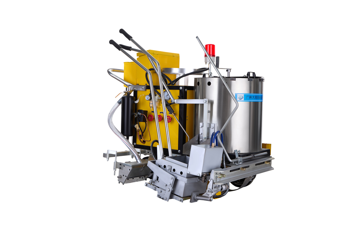 Zebra Crossing Convex Lines Thermoplastic Road Marking Machine Self Propelled
